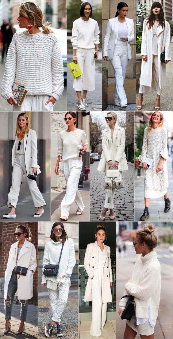 Looks en color blanco para todas las temporadas - Catálogo Moda Mujer